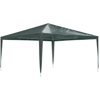 Tente de Réception Professionnelle Tonnelle Patio – Chapiteau Jardin – Pavillon Extérieur – Belvédère Terrasse – 4x4 m – Vert – 90 g/m²