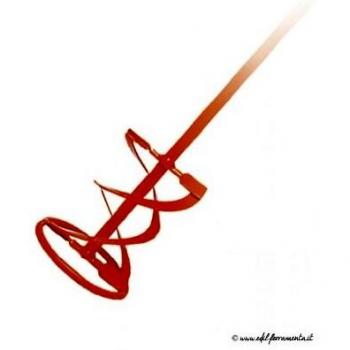 Varilla Mezcladora Hexagonal Plana para Mortero M-100 Rubi