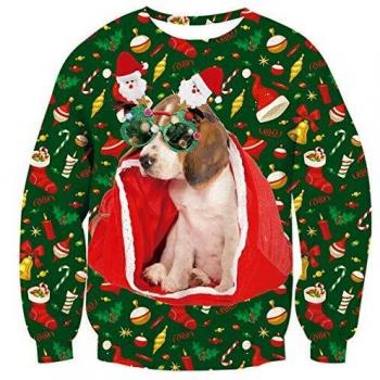 Hässliche Weihnachts‑Jumper für Hunde,