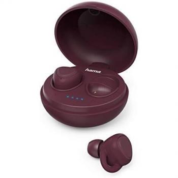Hama True Wireless Kopfhörer rot mit 16 h Laufzeit