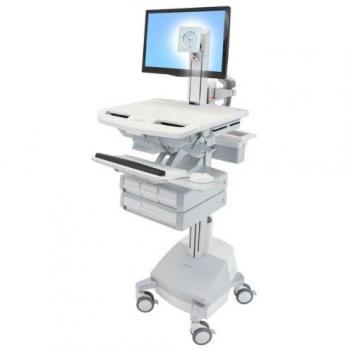 Soporte para Equipo Multimedia Ergotron StyleView Aluminio Gris Blanco