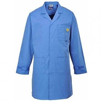 Portwest Blue Anti-Static ESD Coat Large