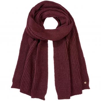 TOM TAILOR Denim Damen Schal Basic Rib Scarf, Violett, Einheitsgröße