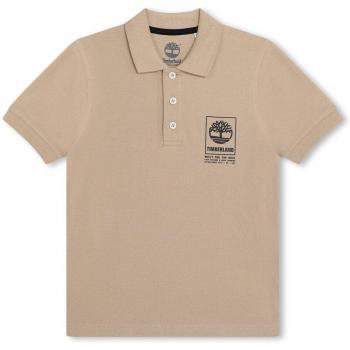 Polo Marron Timberland Garçon 8A