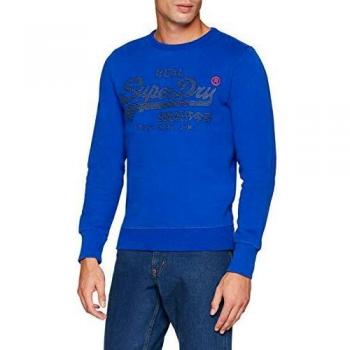 Superdry Crew Vintage Logo Pull, Homme, Bleu (Cobalt Blast Blue Vr5), 2XL