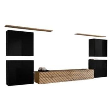 Meubles Design Switch IV Noir et Chêne