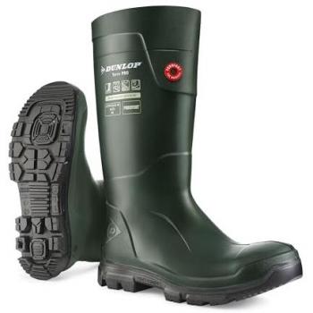Dunlop Purofort TerraPro Full Safety Wellington Boots Green Size 08 UK EU 42 Unisex