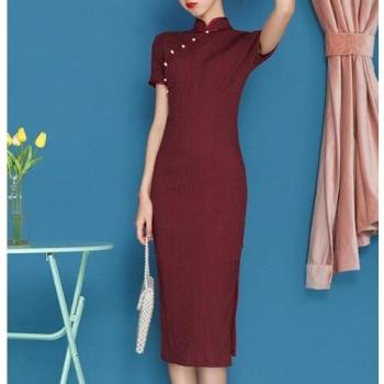 Cheongsam Algodón y Cáñamo