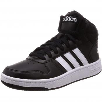 Adidas Hoops 2.0 Mens Basketball Shoes – FTWR White/Black – UK 7.5