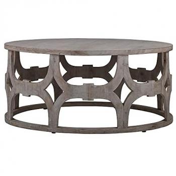 Tavolino Lato Divano in Legno di Mango Ø 100 x 45 cm