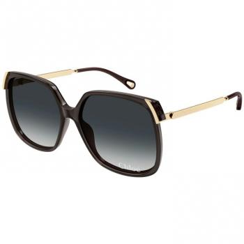Chloé Gray Gold 60mm Sunglasses (Style Ch0286S)