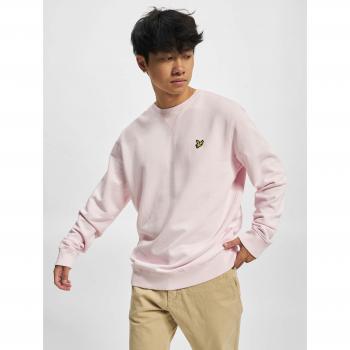 Lyle & Scott Mens Crew Neck Sweatshirt in Pink