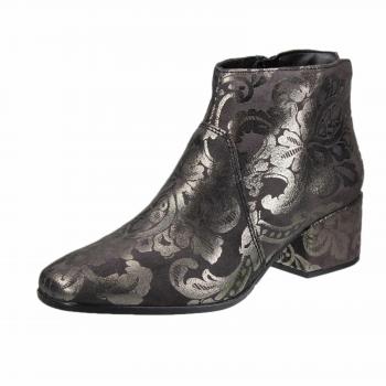 Tamaris Damen Stiefel in Anthrazit und Gold, EU 39