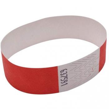 Announce AA01839 Warm Red Wrist Bands 19mm (1000 Pack)
