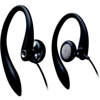 Cuffie Sportive Philips con Archetti 3D e Flessibilità, Nero
