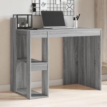VidaXL Office Desk White 103.5x56.5x94 cm Engineered Wood