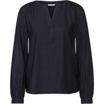 STREET ONE Viskosebluse mit langen Ärmeln