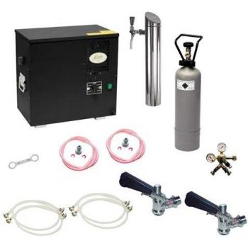 Set Completo di Dispenser ICH-ZAPFE – 2 Linee con Keg Tipo S