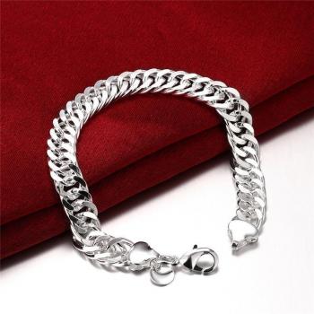 Classic S925 Silver 10mm Chain Wristwear