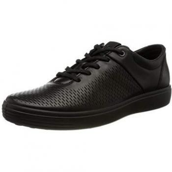 Ecco Herren SOFT7M Sneaker, Schwarz, Größe 45 EU