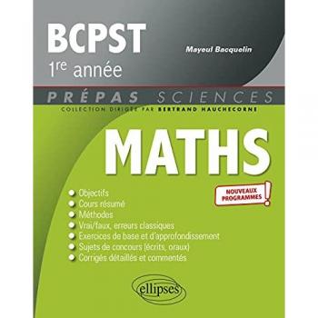 Mathématiques BCPST 1re année