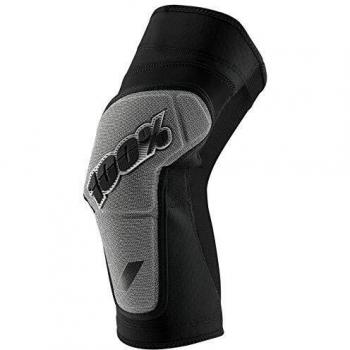 100% Ginocchiera Uomo Ridecamp, Colore: Nero/Grigio, Taglia: Unica