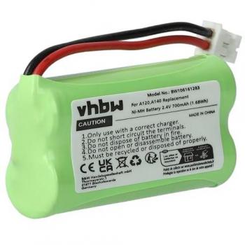 Vhbw Batteries Tél. fixes (700mAh, 2.4V, NiMH) compatible avec Siemens Gigaset A145
