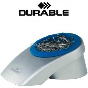 Durable Paper Clip Storage Box Black