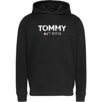 Felpa Big Logo Nero XL di Tommy Jeans