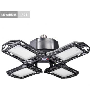 Faltbare LED Garagebeleuchtung mit Bewegungsmelder 80/120W E27