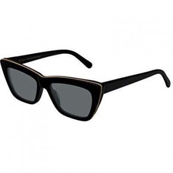 Stella McCartney Damenbrille SC0188S 001 in Schwarz mit rauchigem Glanz, 52 mm