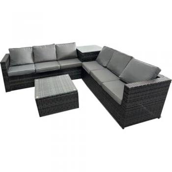 Mobilier de jardin 6 places Katy
