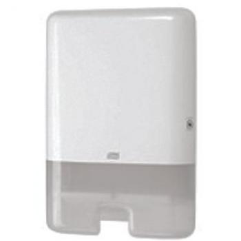 Distributeur essuie-mains Tork H3 blanc semi-transparent 400 feuilles