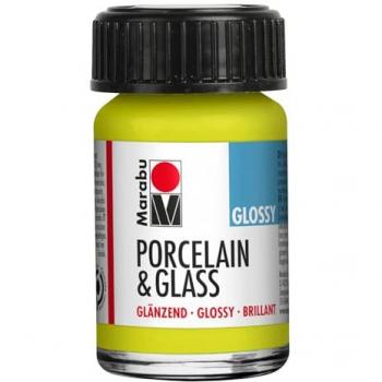 Marabu Porcelain & Glass Farbe glänzend 15 ml Reseda
