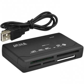 Lecteur de cartes mémoire portable multifonction USB 2.0