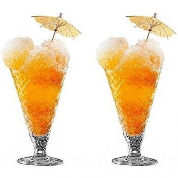 Bormioli Rocco Sundae Glasses, Cone Shape – 2 Pack