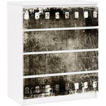 Tapa de Vinilo Estilo Vintage para Cama Malm – 4 cajones