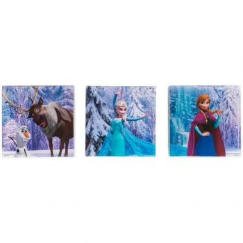 Frozen Kunstset für Zuhause – 3 Leinwände – 90×30 cm – Disney