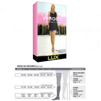 Gibaud Venactif Lux Medias Compresivas Clase 2 Negro 4