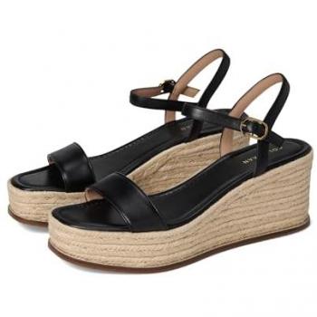 Cole Haan Women’s Cloudfeel Platform Espadrilles – Black, 9.5 Shoe