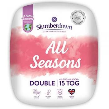 Slumberdown All Seasons 15 Tog (4.5 Tog + 10.5 Tog) Double Bed Seasonal Comfort