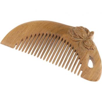 Lotus-Sandalwood Kamm für statikfreie Haare