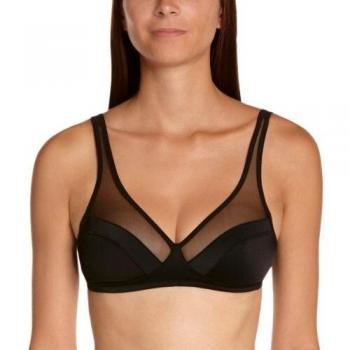 DIM Women's Soft Cup Generous Classique Bra, Black, 38D