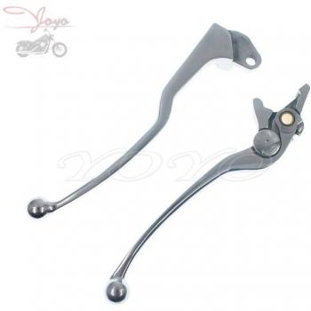 Polished Brake and Clutch Lever Set for Suzuki SFV650 Gladius