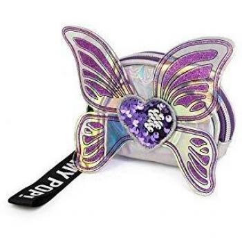 Porte-monnaie Ailes Ovale Argent Oh My Pop!