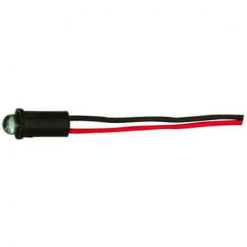Piloto LED 5mm 12V Rojo Intermitente Alta Luminosidad