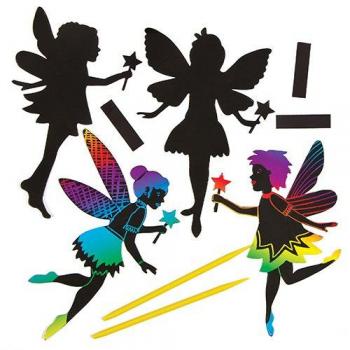 Magische Feenkratzbilder (zehn Stück pro Set)