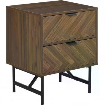 Homcom Herringbone Pattern Storage Drawer Unit