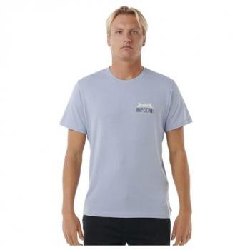 Camiseta Rip Curl Down The Line Tee hombre azul, manga corta, talla M