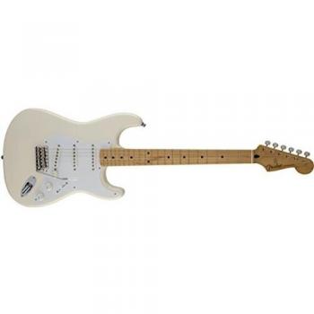 Fender Jimmie Vaughan Tex-Mex Stratocaster Electric Guitar, Olympic White